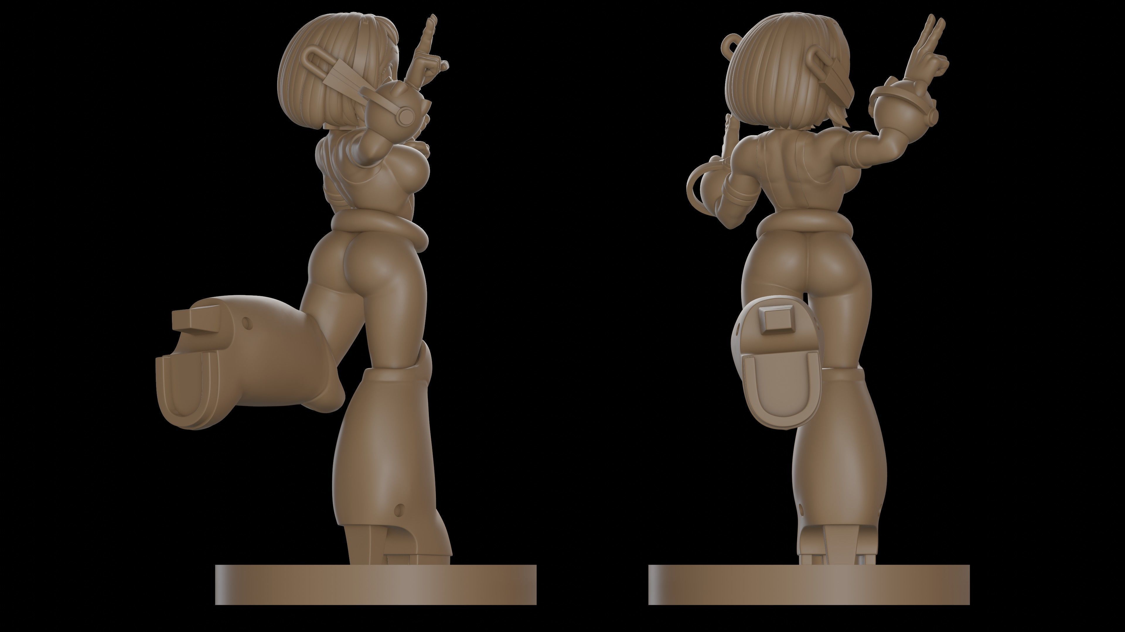 OCHACO URARAKA - MY HERO ACADEMY 3D print model_9