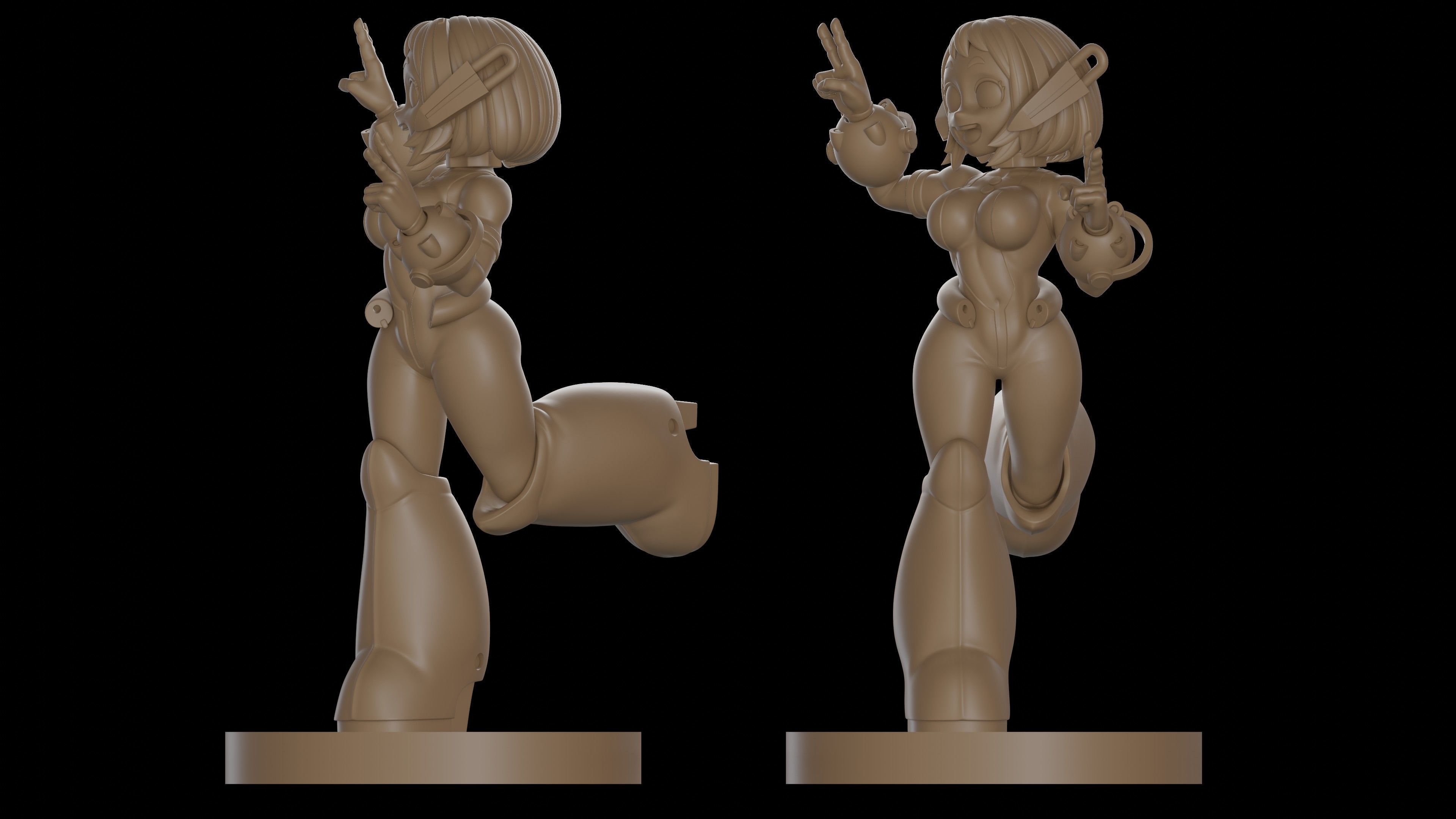 OCHACO URARAKA - MY HERO ACADEMY 3D print model_11