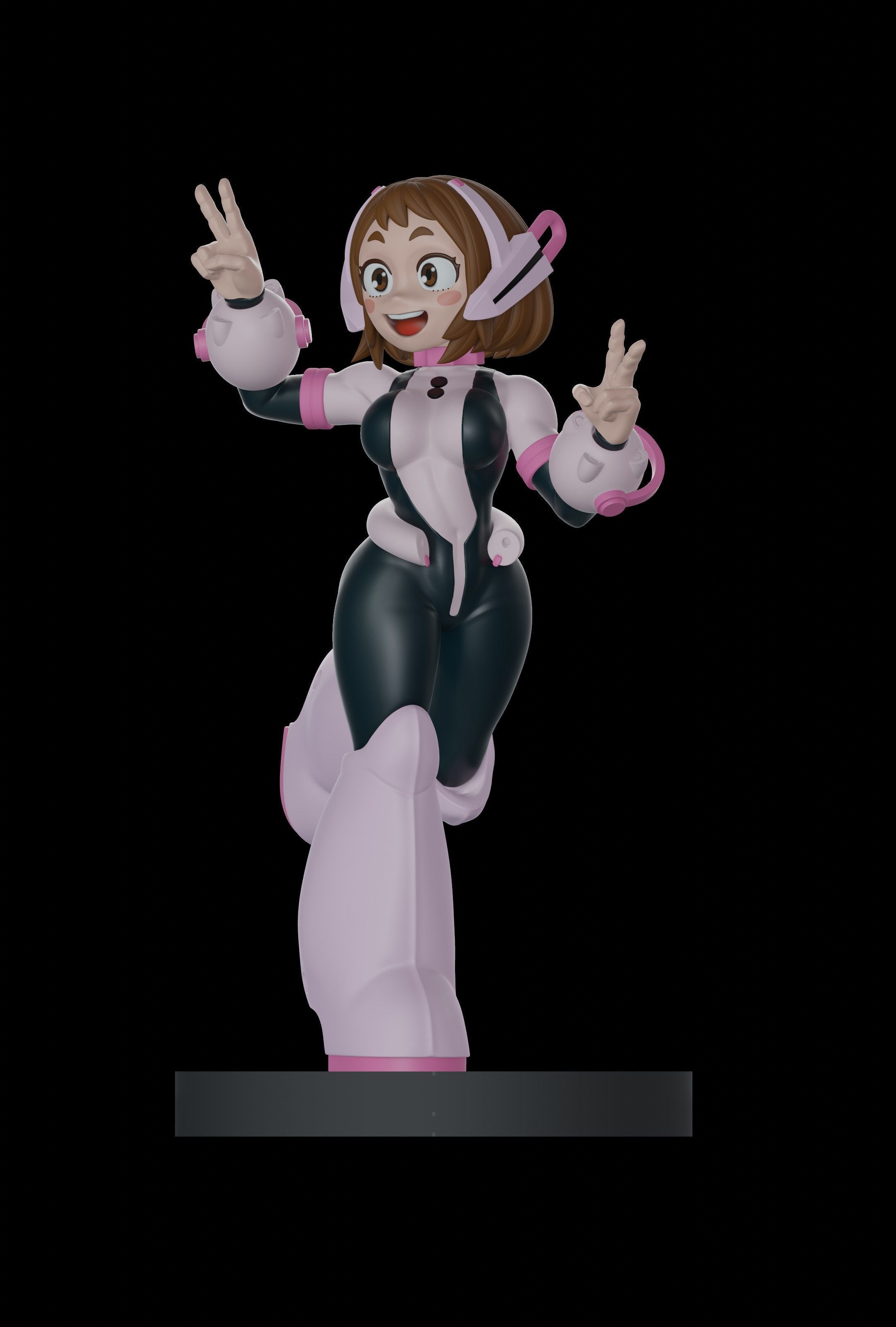 OCHACO URARAKA - MY HERO ACADEMY 3D print model_3