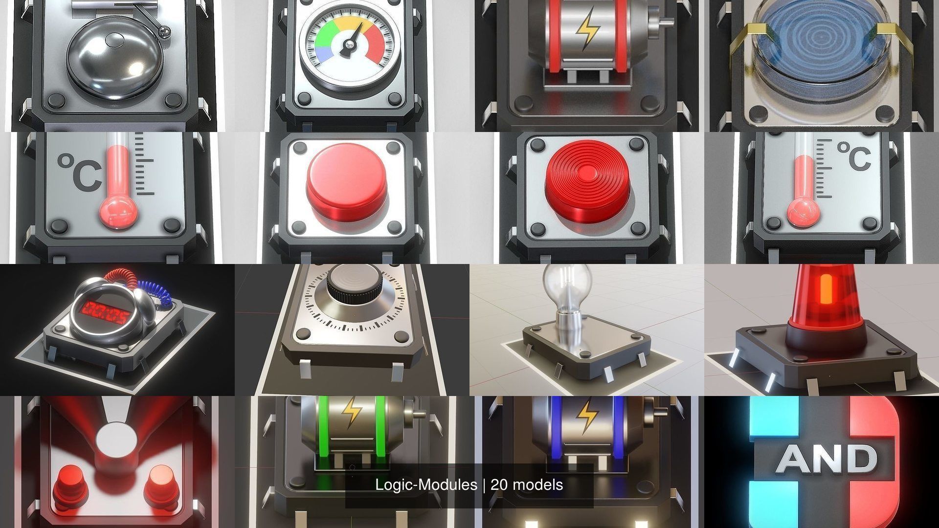 Logic-Modules 3D Model Collection_1