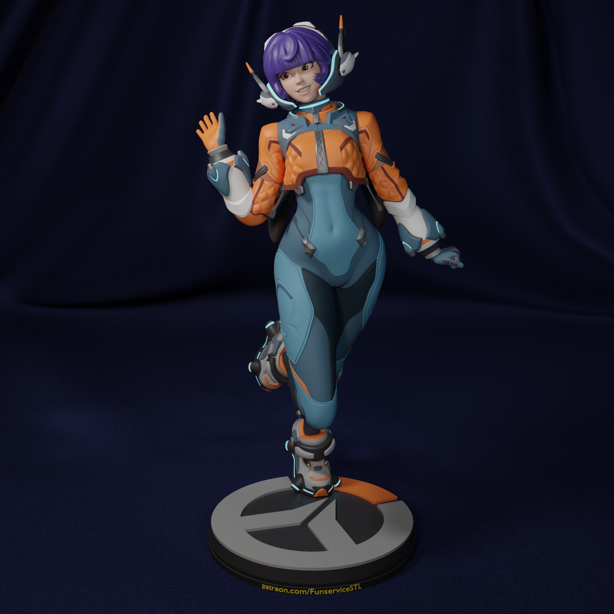 Juno from Overwatch  3D print model_2