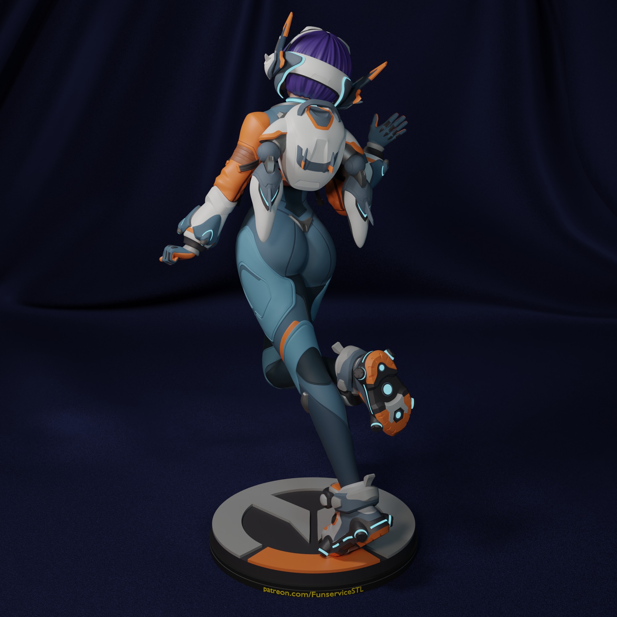 Juno from Overwatch  3D print model_4
