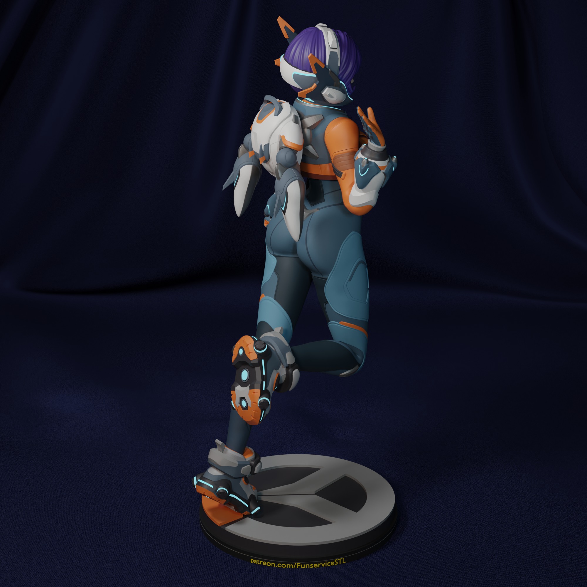 Juno from Overwatch  3D print model_5