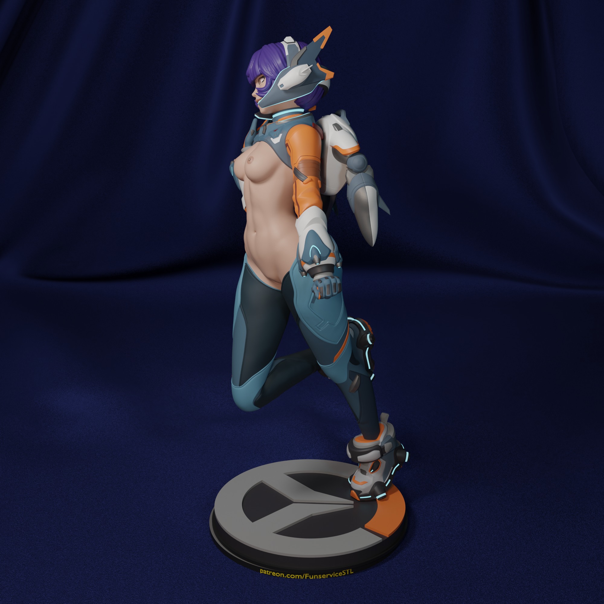 Juno from Overwatch  3D print model_9
