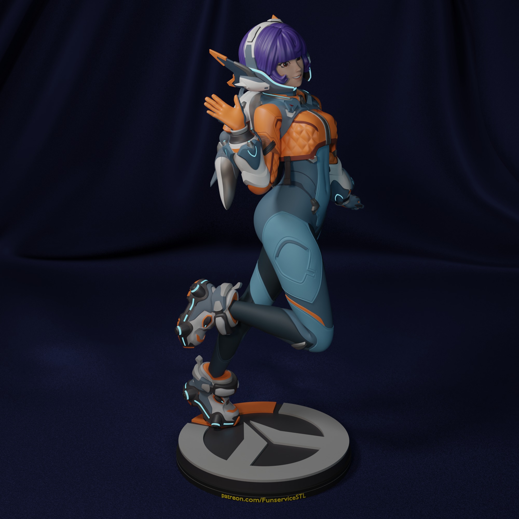 Juno from Overwatch  3D print model_6