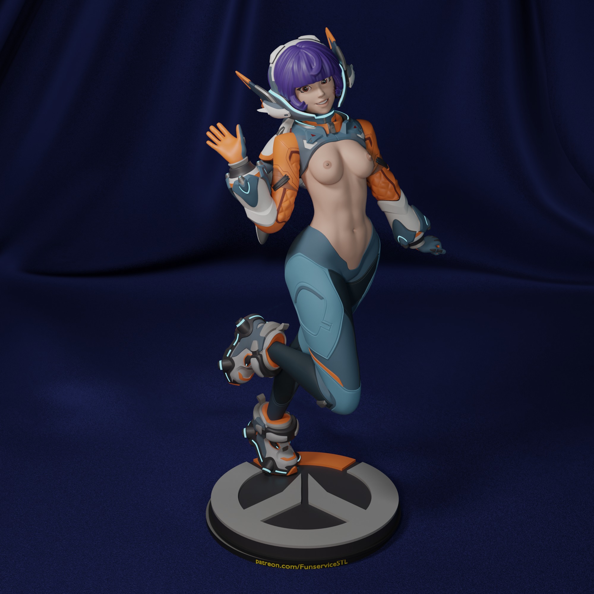 Juno from Overwatch  3D print model_13