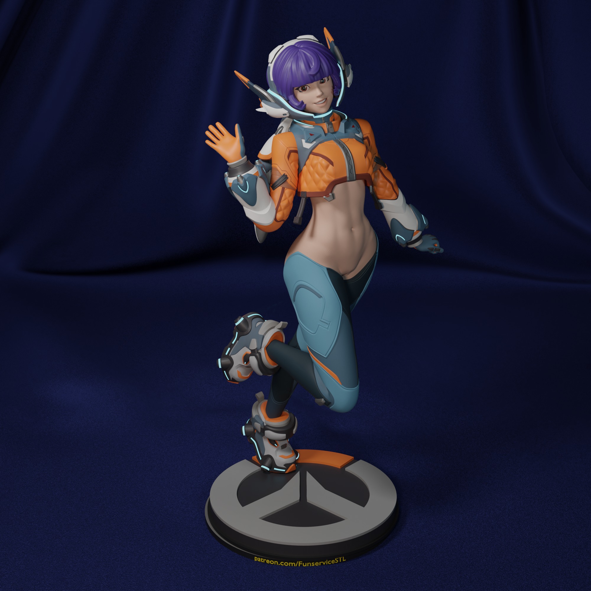 Juno from Overwatch  3D print model_14