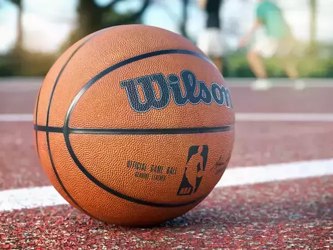 NBA Official Game Basketball 3D model