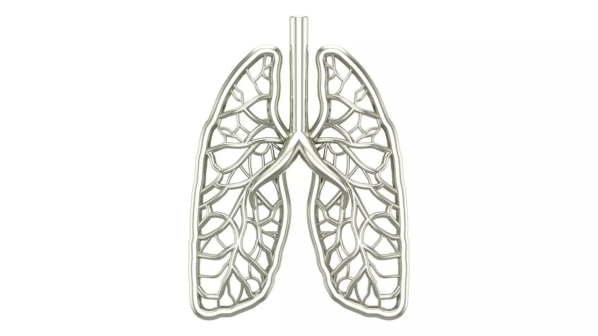 lungs pendant 3D print model
