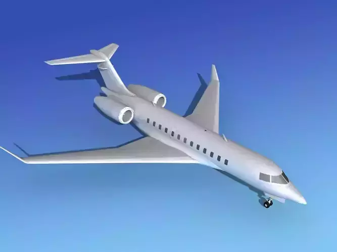 Global Express XRS Bare Metal 3D model
