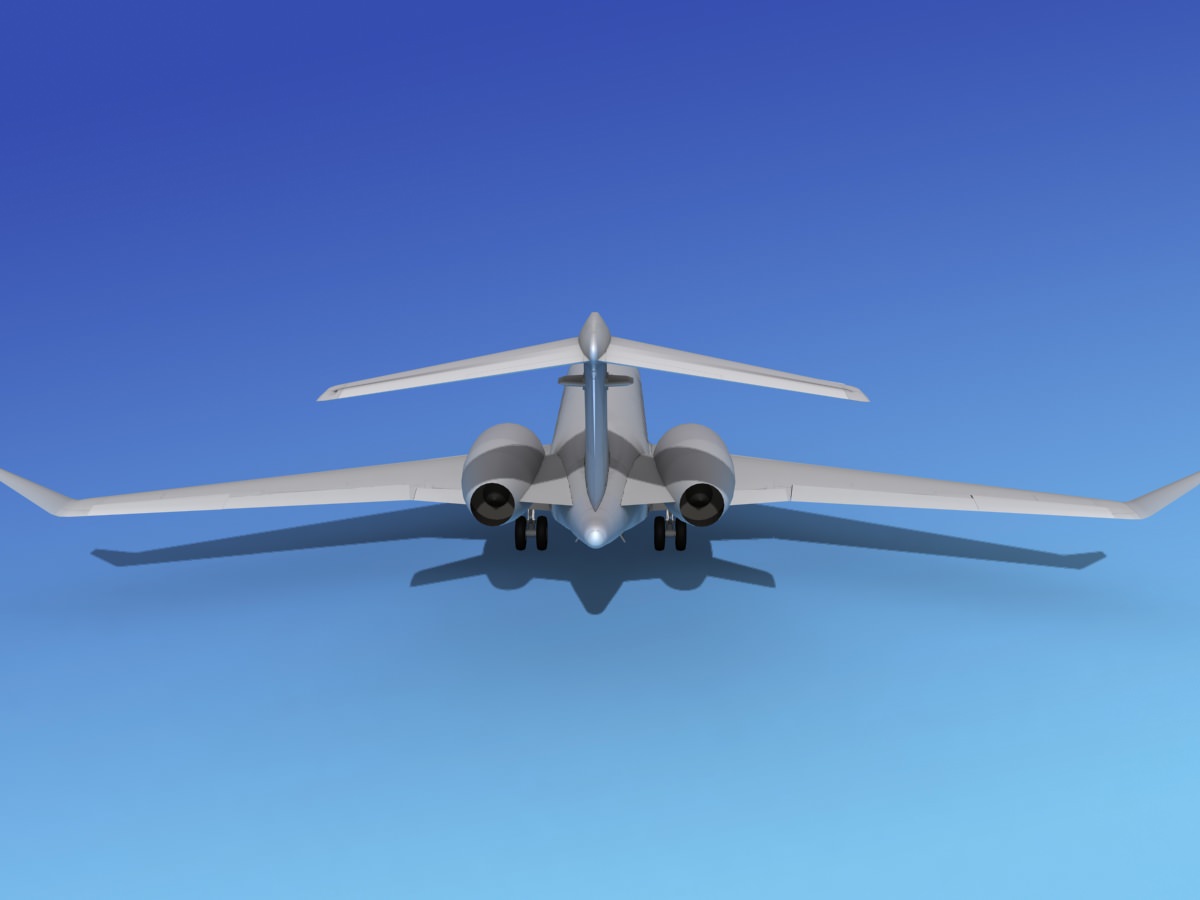 Global Express XRS Bare Metal 3D model_5