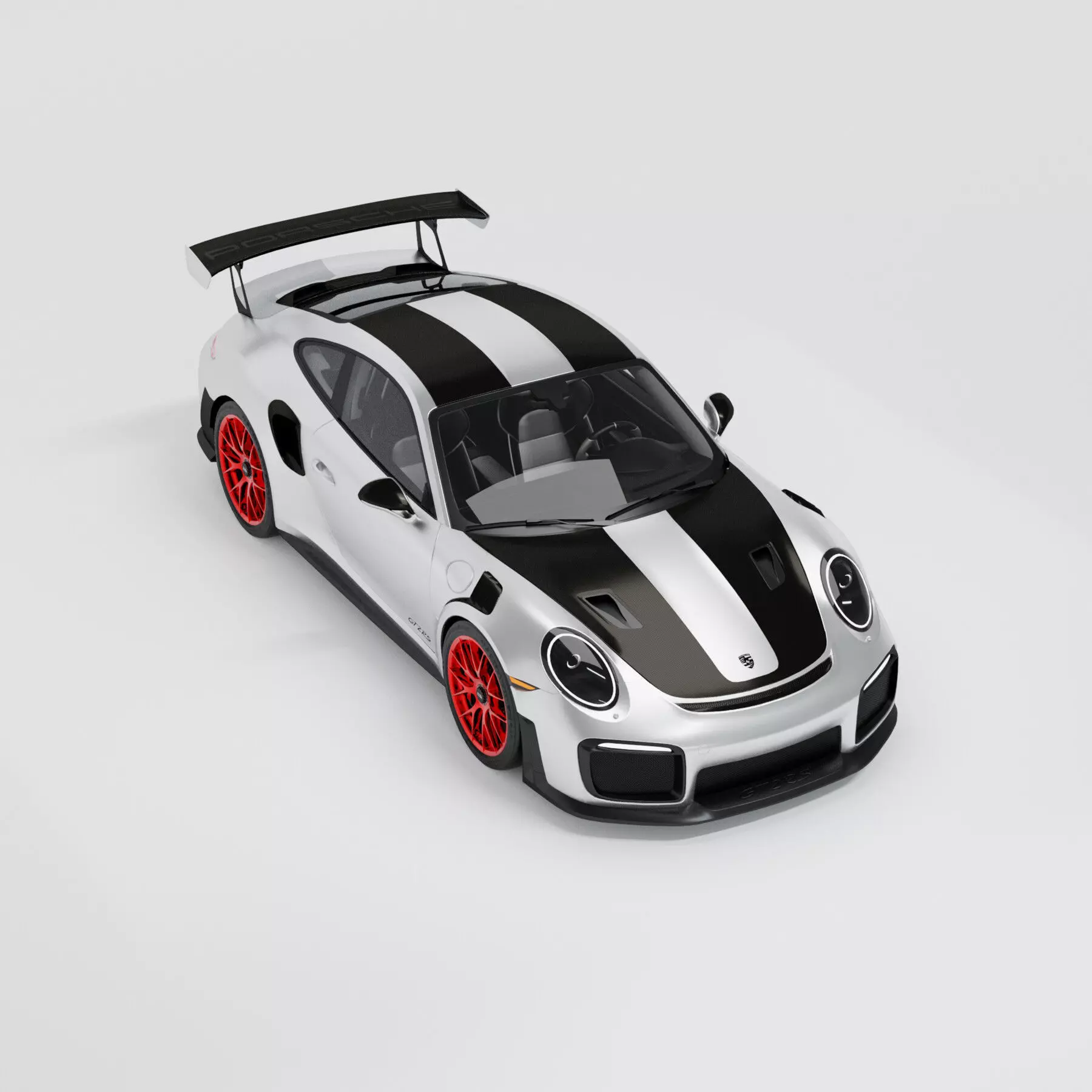 Simple Lighting Studio Scene  3D Blender File 3D model_0