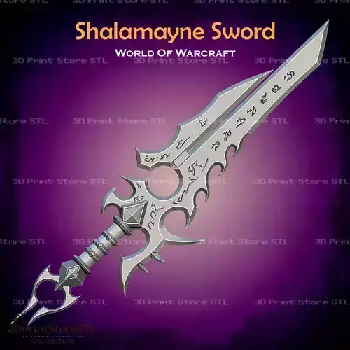 Shalamayne Sword Cosplay World Of Warcraft - STL File