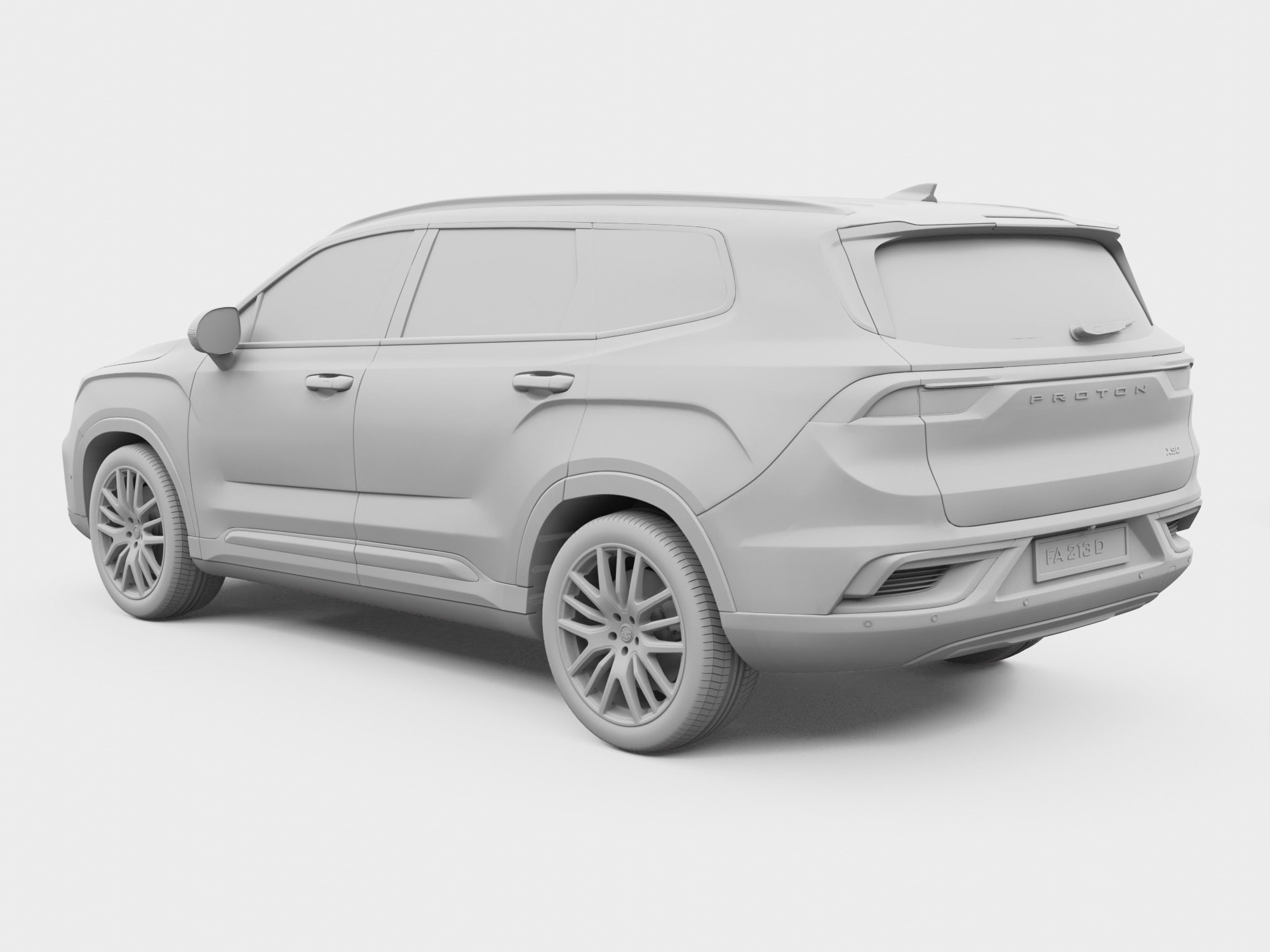 Proton X90 3D model_5
