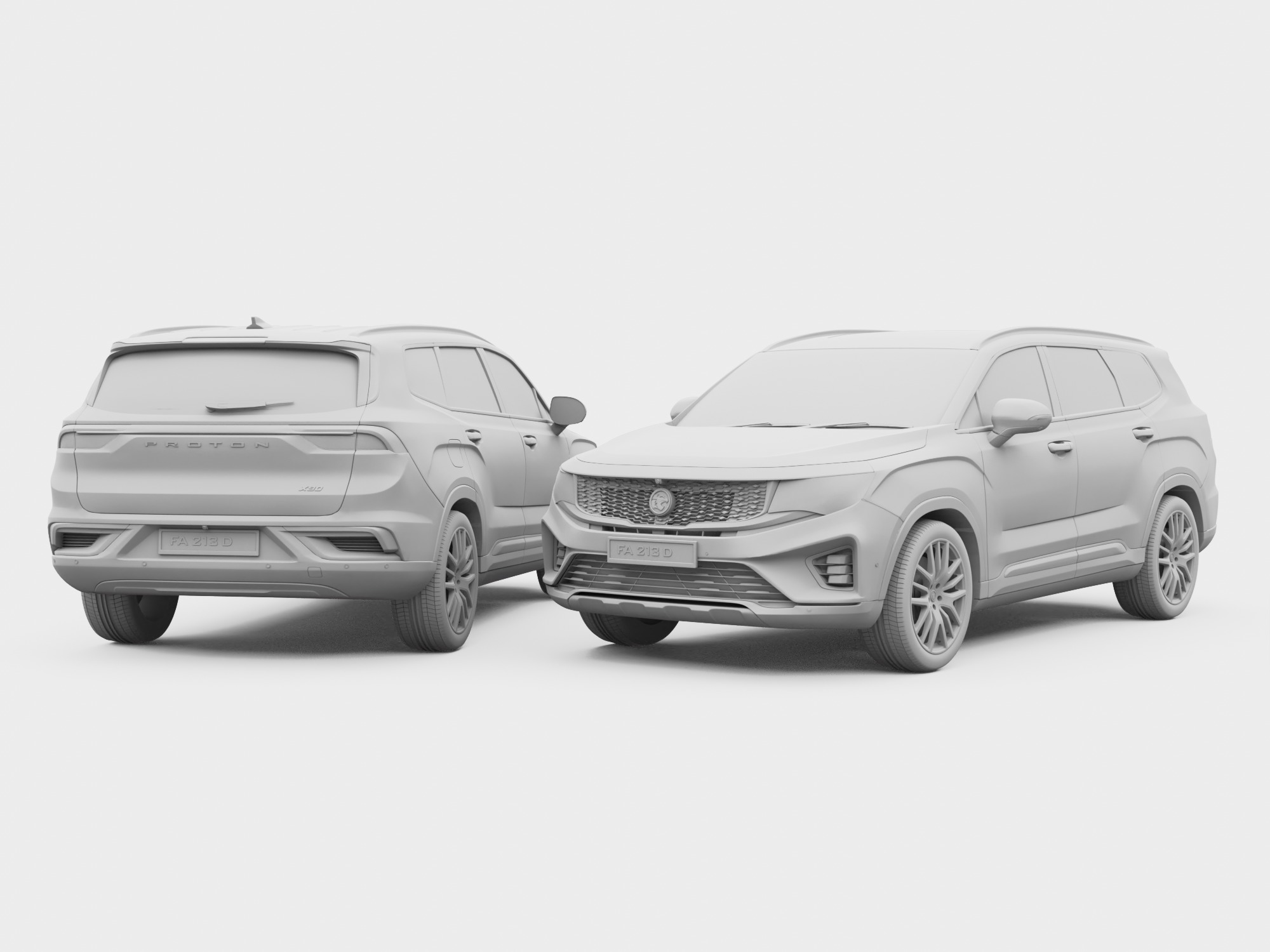 Proton X90 3D model_4