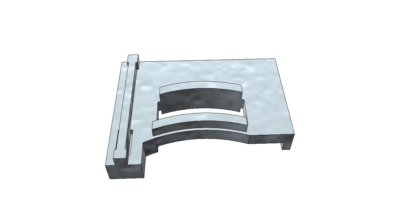 Headlight switch slider for Hyundai Matrix 3D print model_1