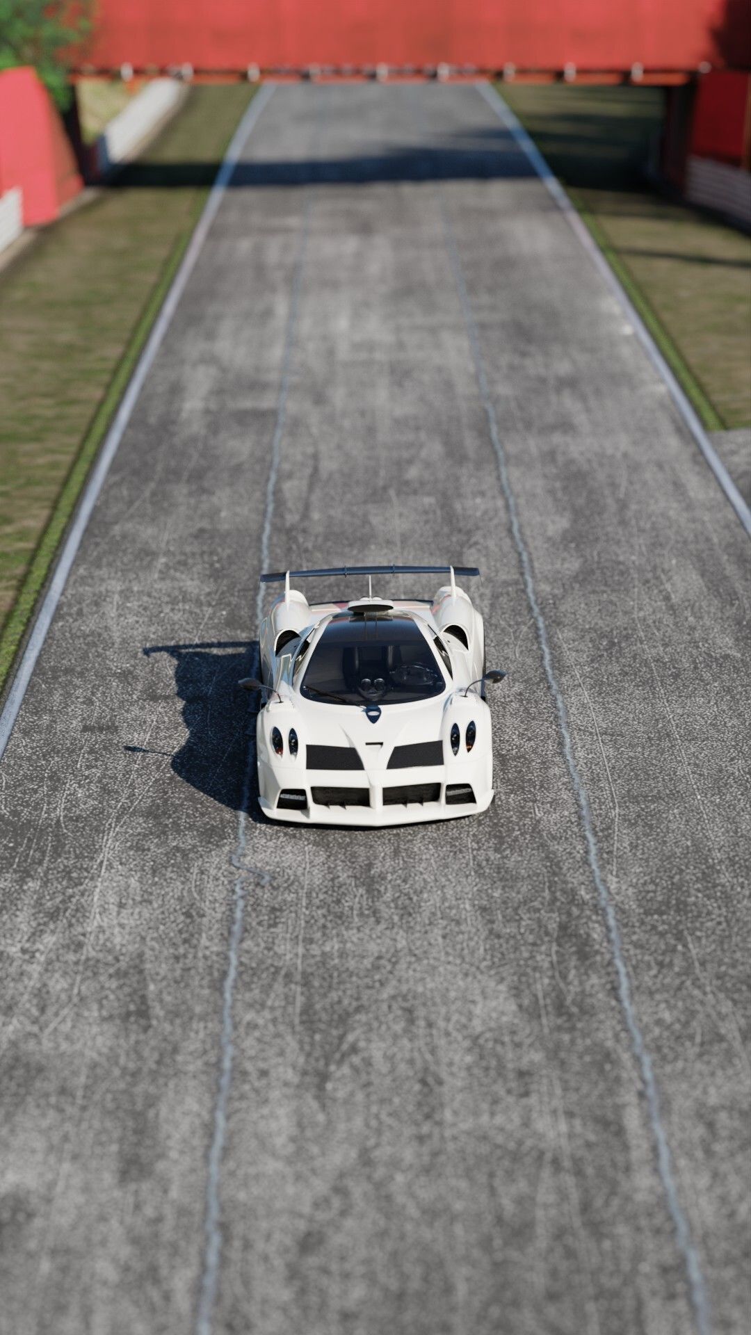 Race Track Automotive 3D Scene  3D Blender File 3D model_2