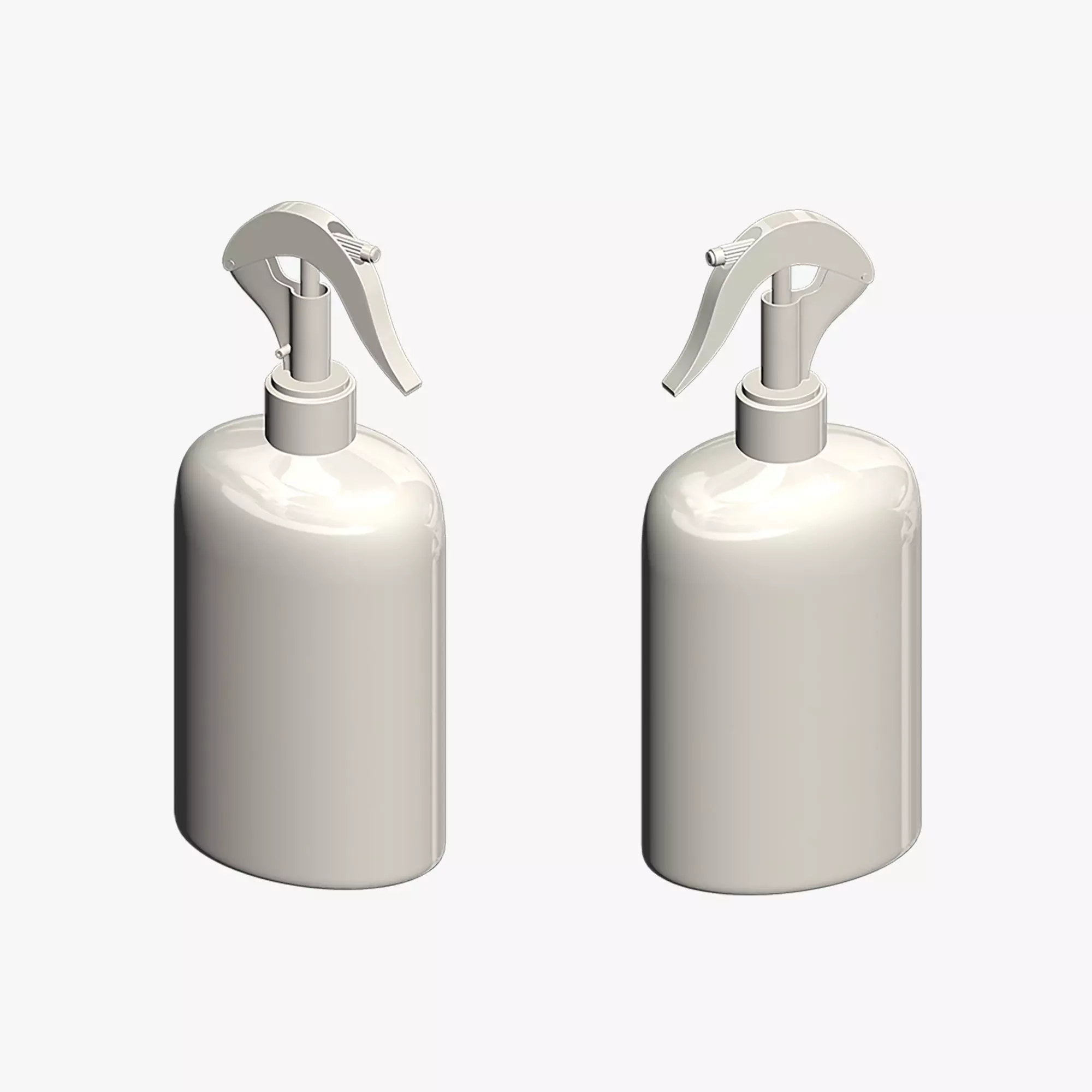  Plastic bottle with dispenser-vol2 3D model_0