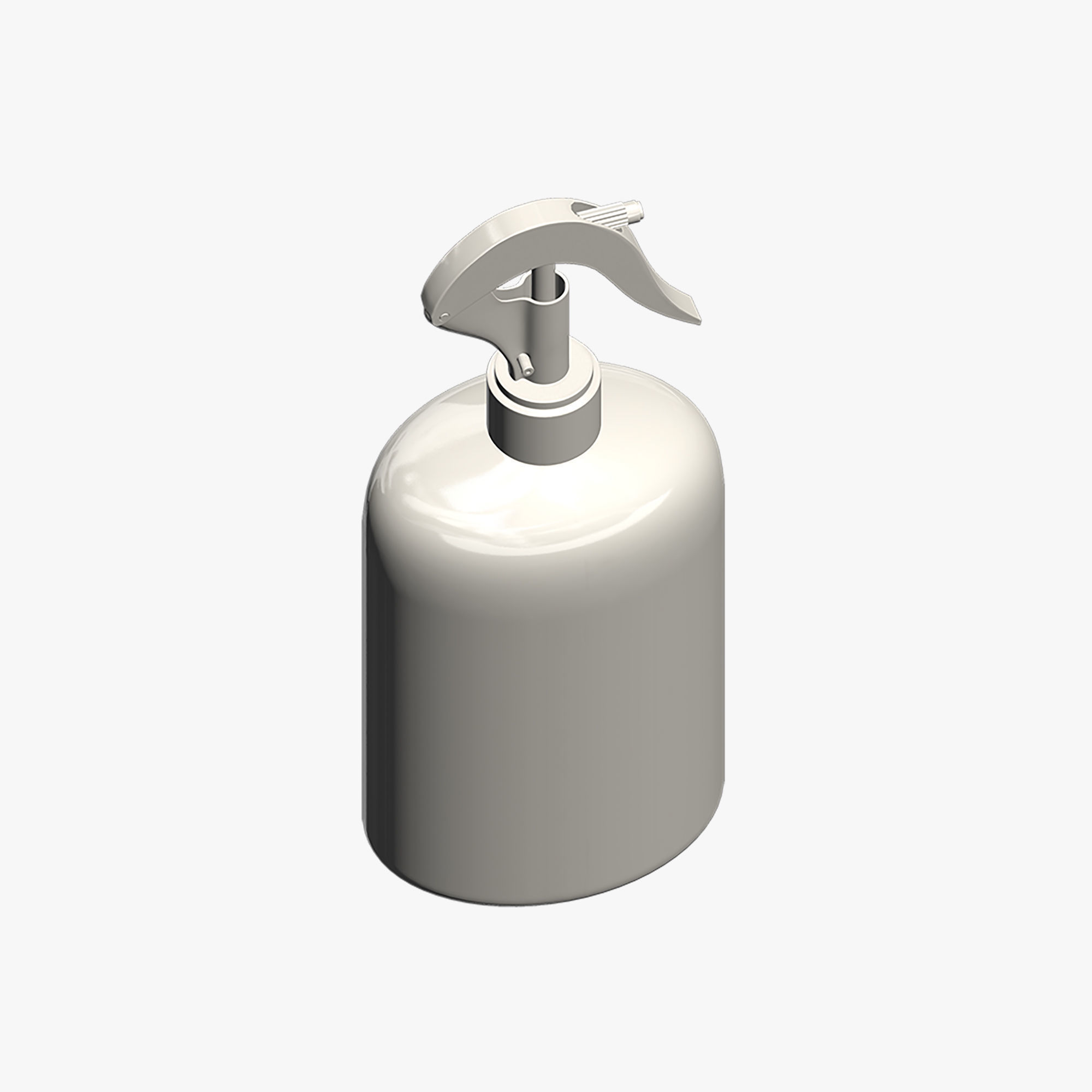  Plastic bottle with dispenser-vol2 3D model_3