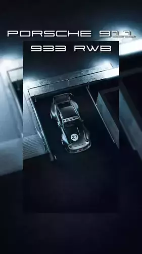 City Parking Space 3D Scene  3D Blender File