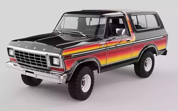 Bronco Mk2 1978 3D model