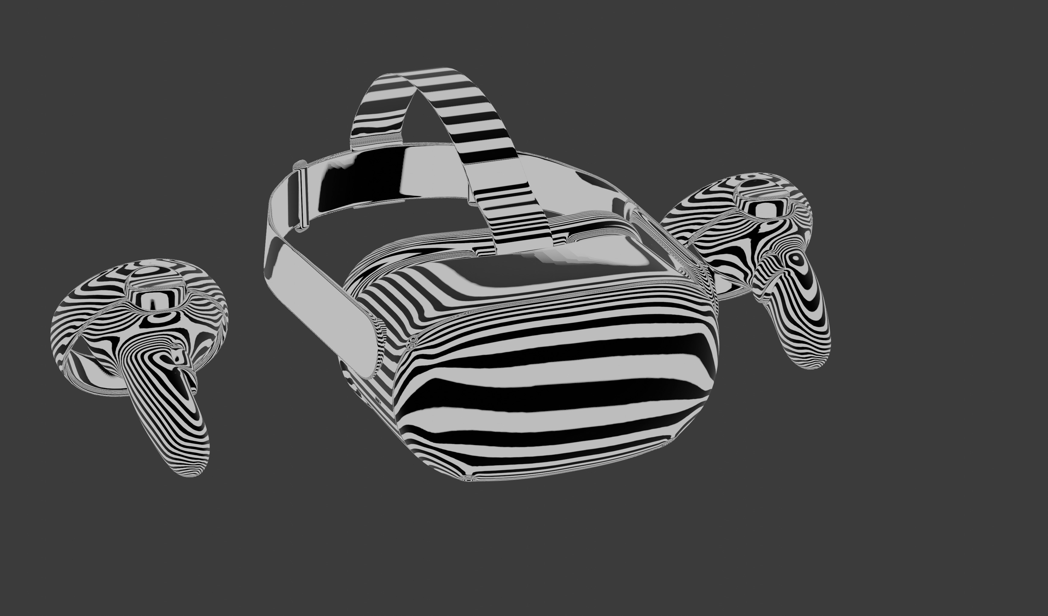 Oculus Meta Quest 2 VR 3D model_9