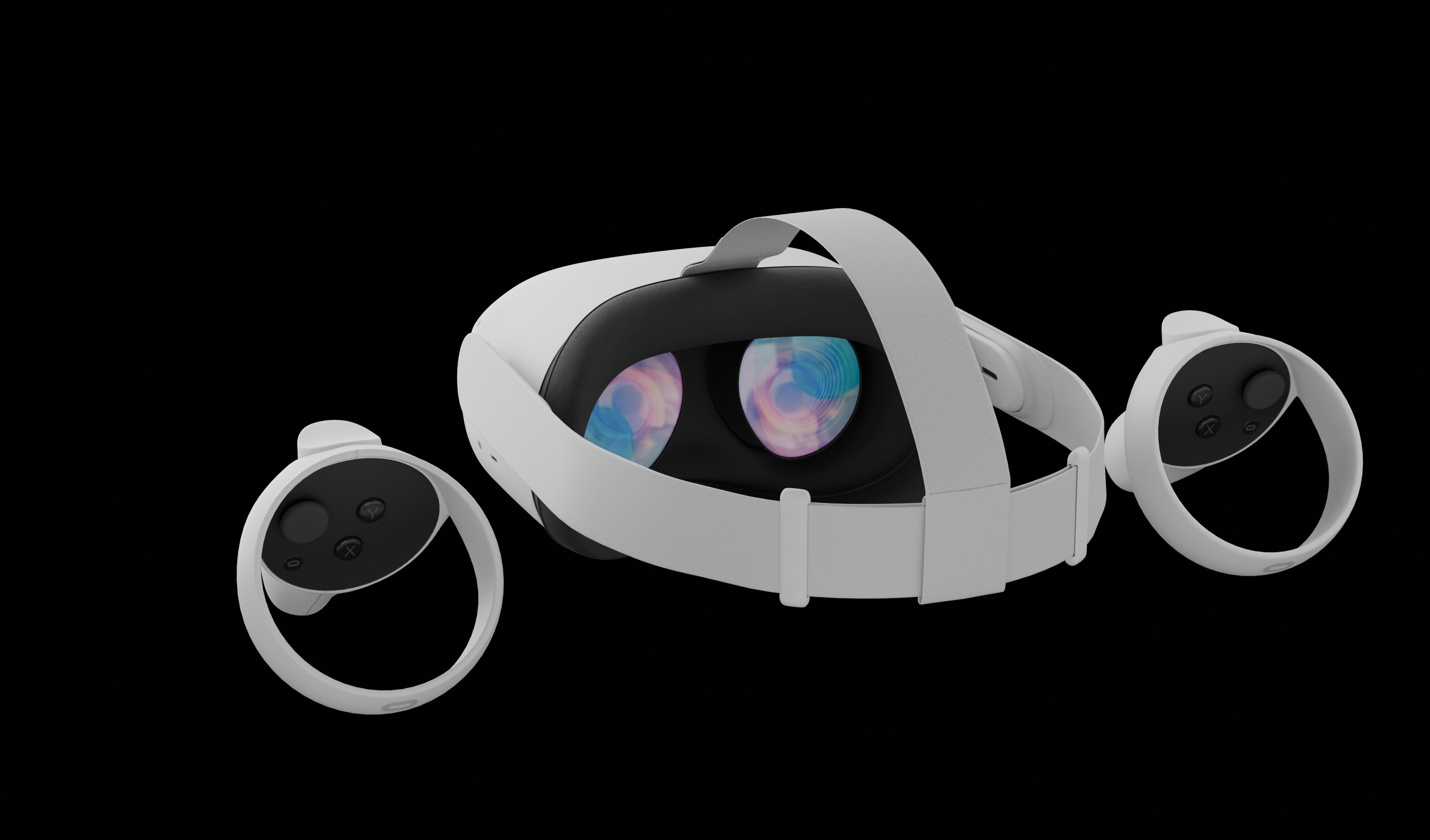 Oculus Meta Quest 2 VR 3D model_3