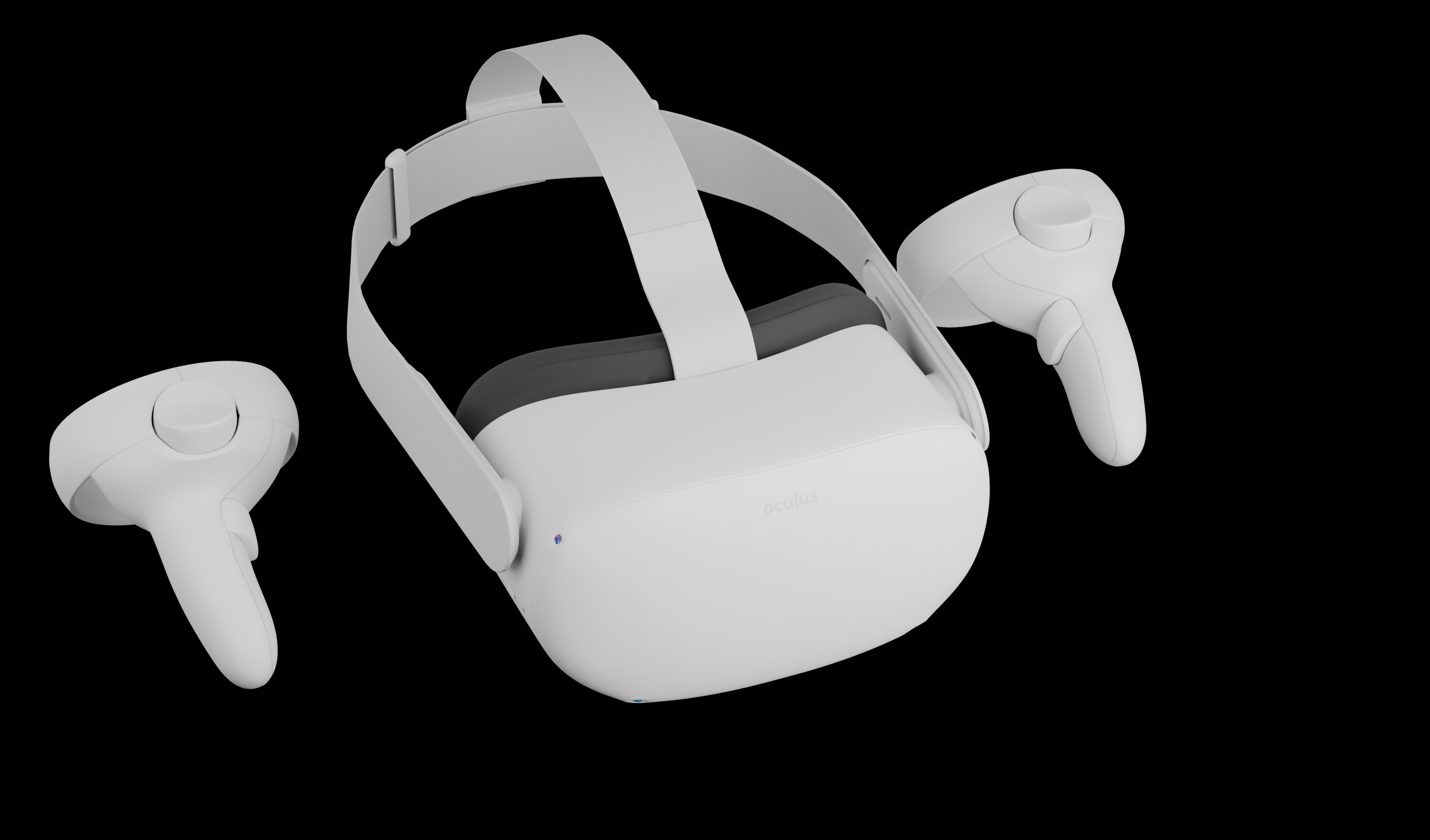 Oculus Meta Quest 2 VR 3D model_2