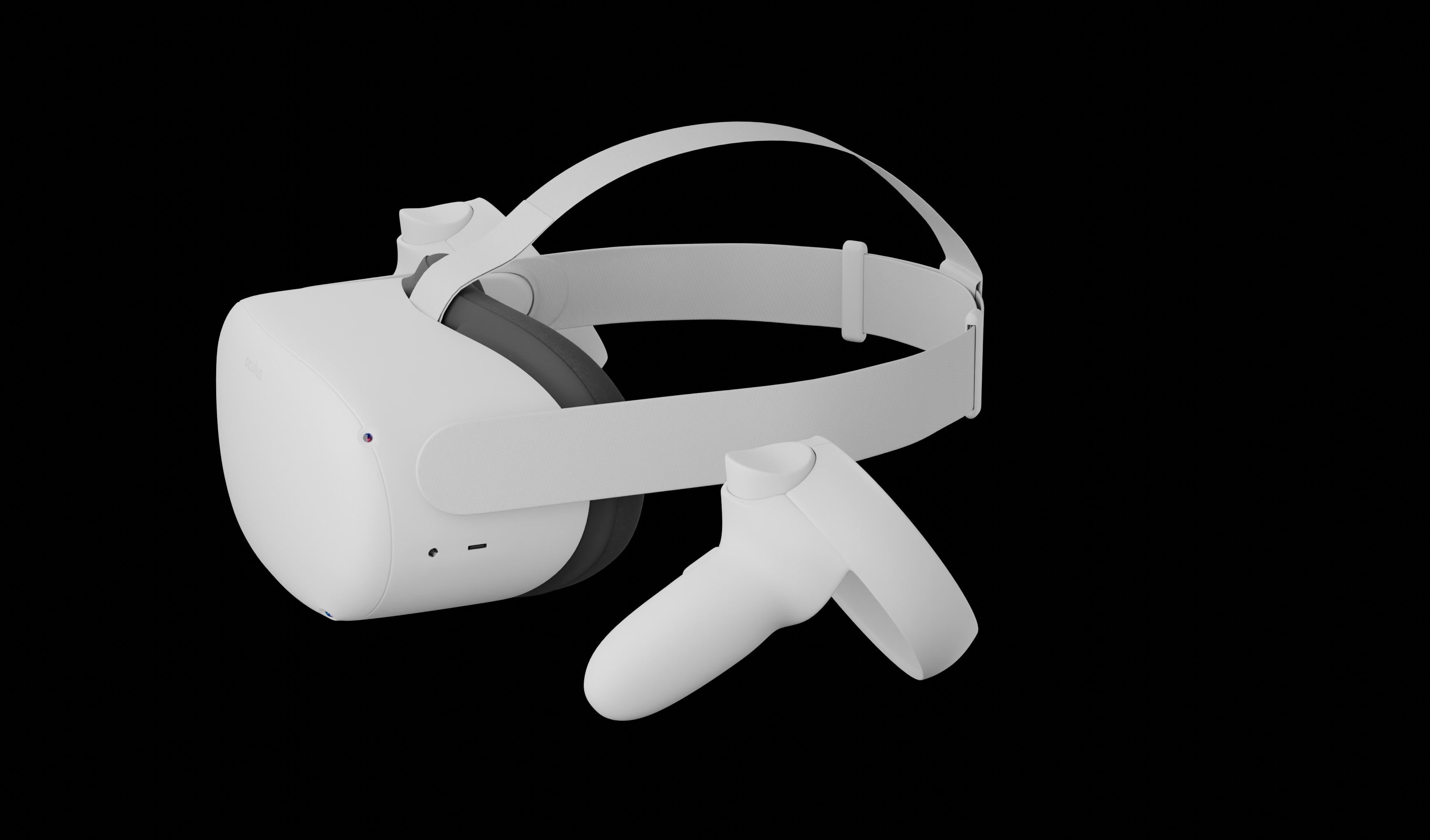 Oculus Meta Quest 2 VR 3D model_4