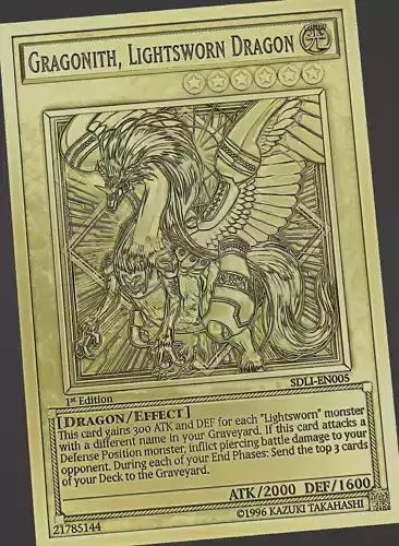 Gragonith Lightsworn Dragon - yu-gi-oh