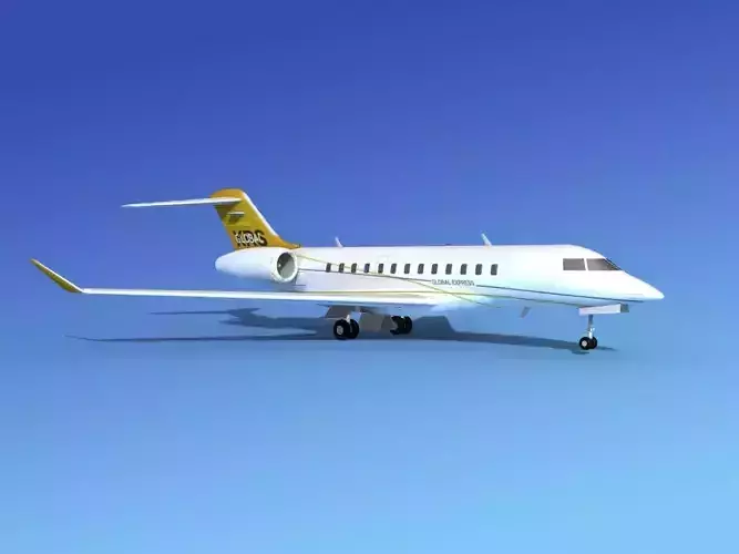 Global Express XRS Business Jet 3D model