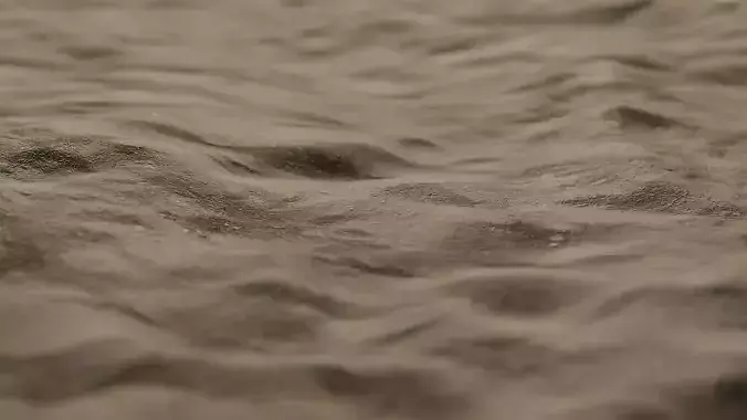 Realistic sand landscape 3D model