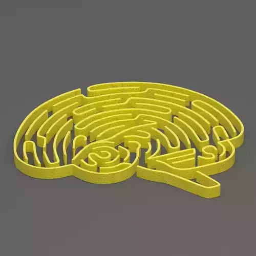 yellow brain maze