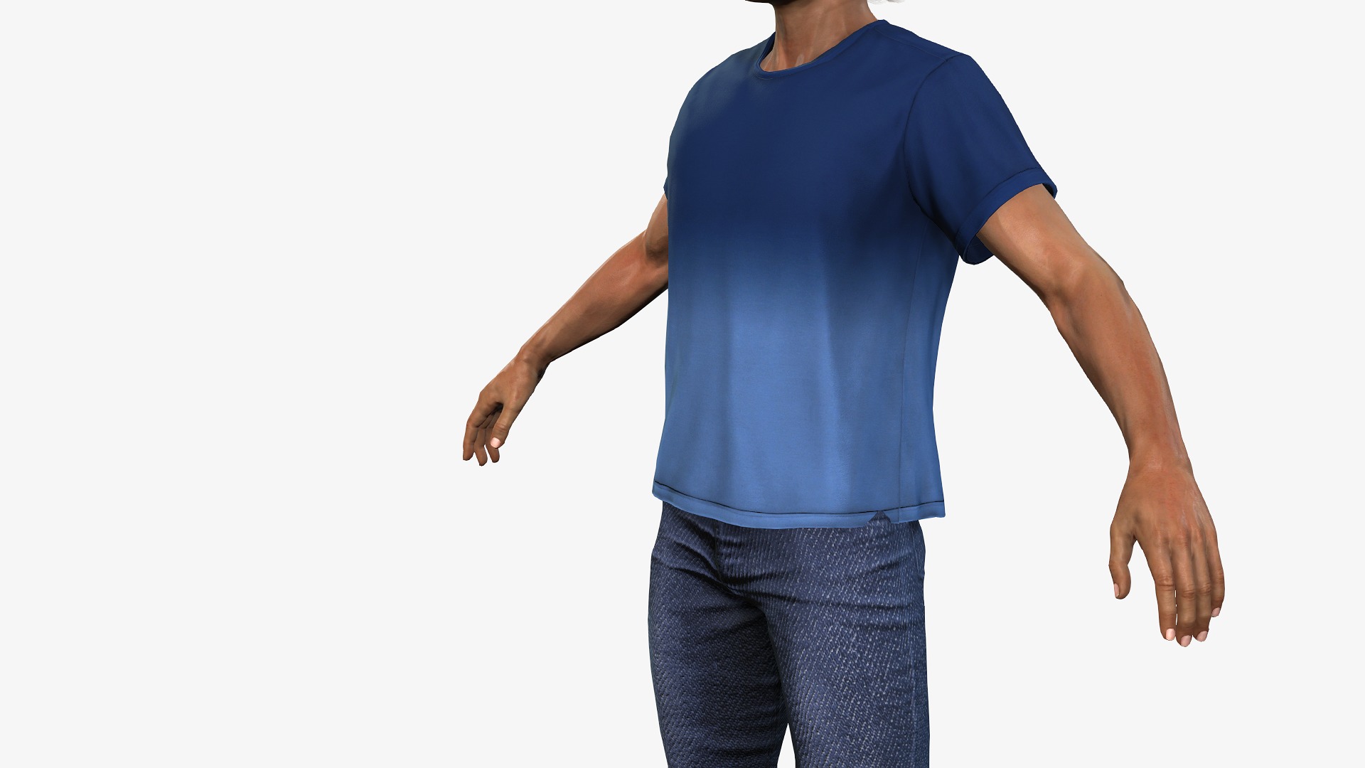 Male 3D Model Game and animation Ready Character 3D model_4