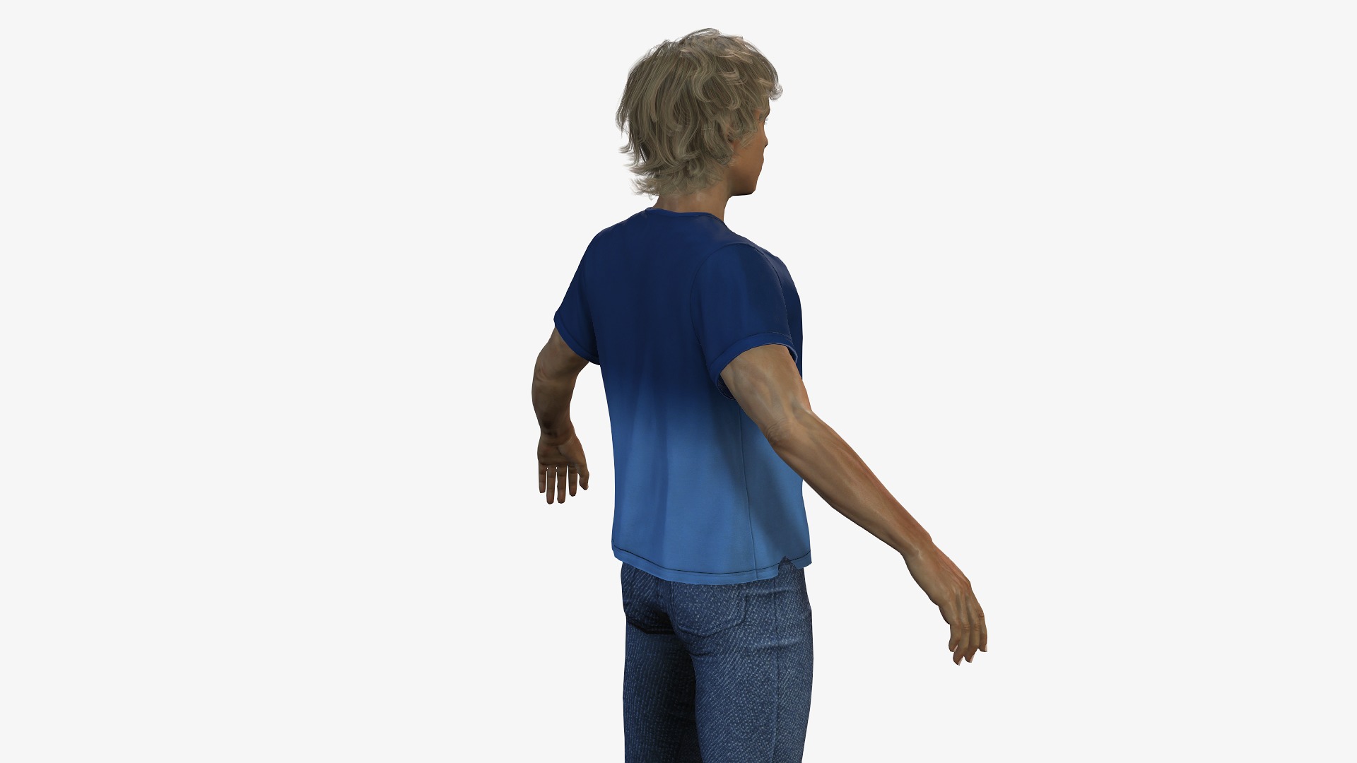 Male 3D Model Game and animation Ready Character 3D model_6