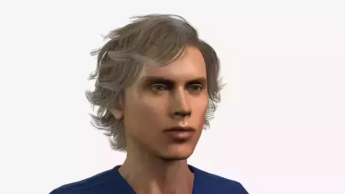 Male 3D Model Game and animation Ready Character