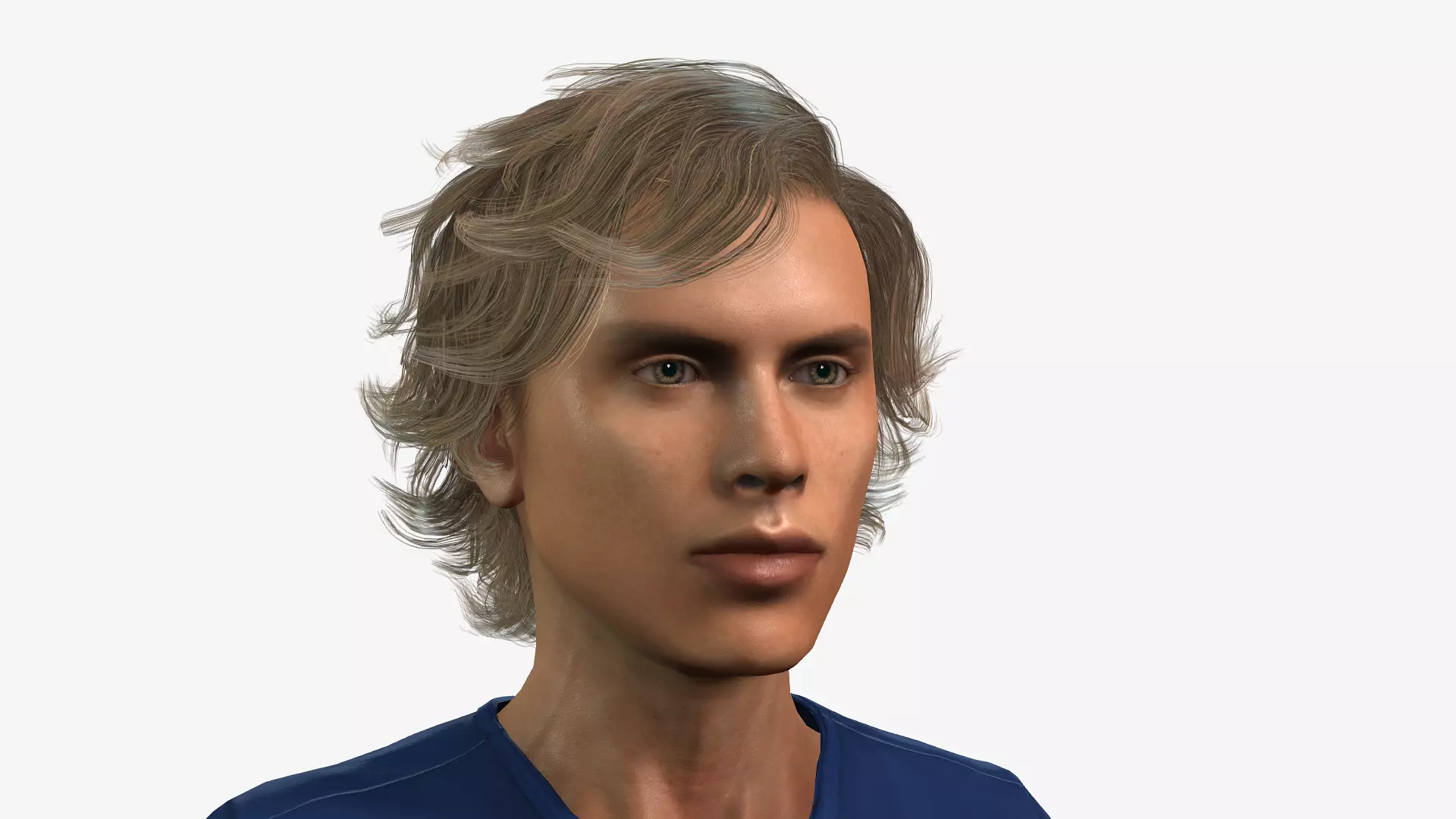 Male 3D Model Game and animation Ready Character 3D model_0