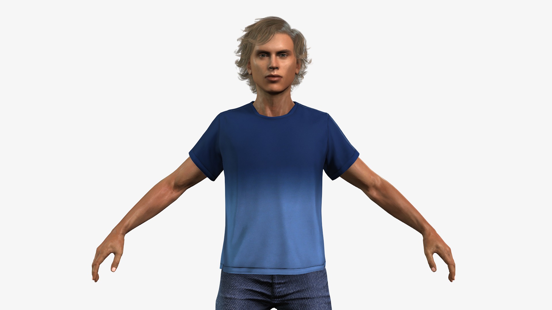 Male 3D Model Game and animation Ready Character 3D model_10