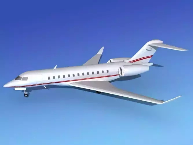 Global Express XRS V02 3D model