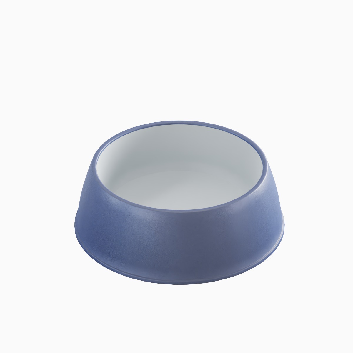 Plastic Dog Bowl B 04 Low-poly 3D model_2