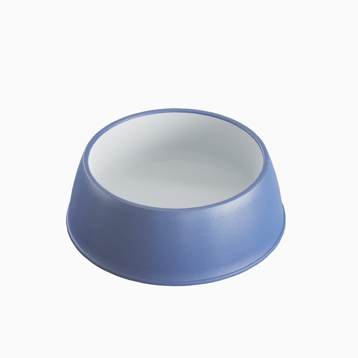 Plastic Dog Bowl B 04 Low-poly 3D model_4