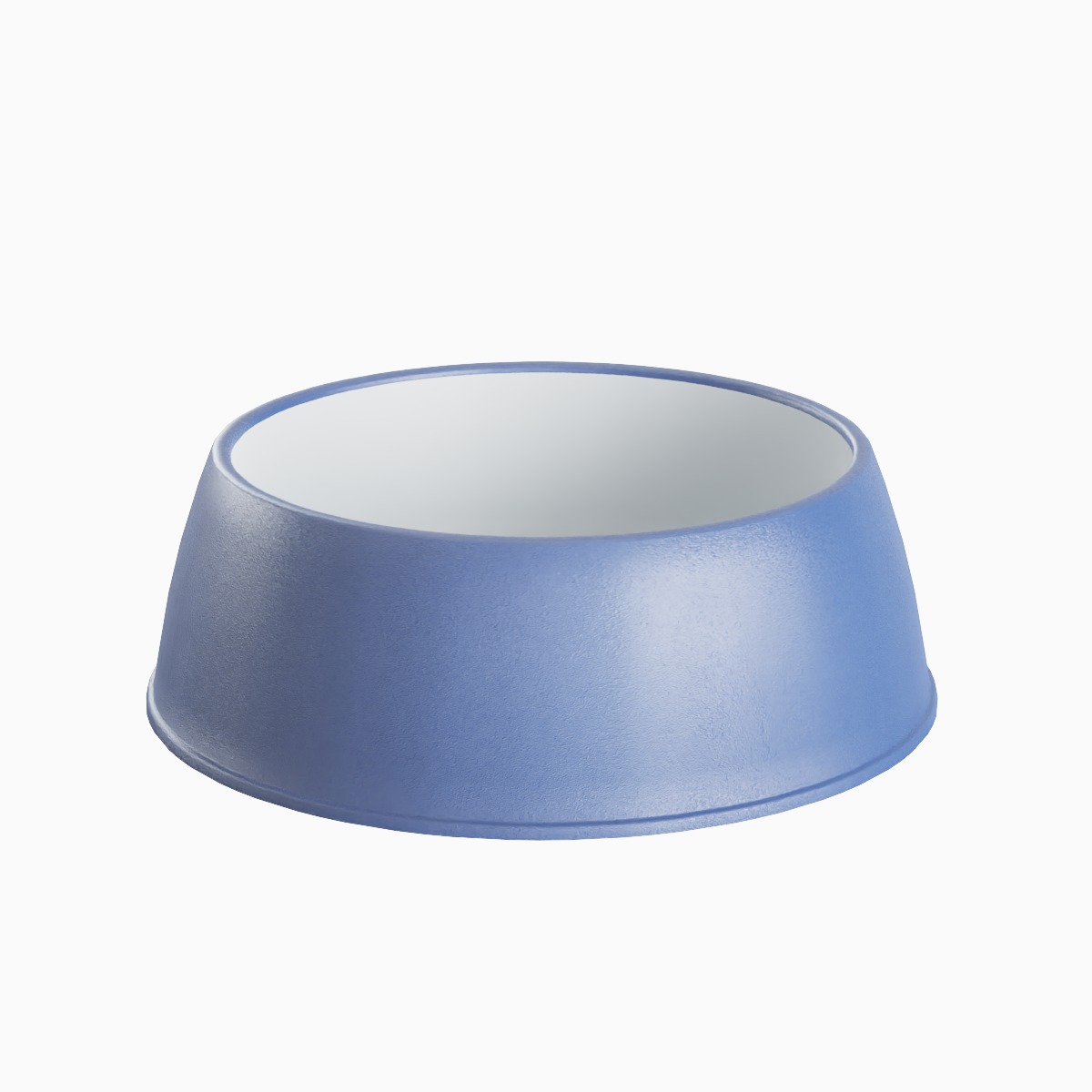 Plastic Dog Bowl B 04 Low-poly 3D model_3