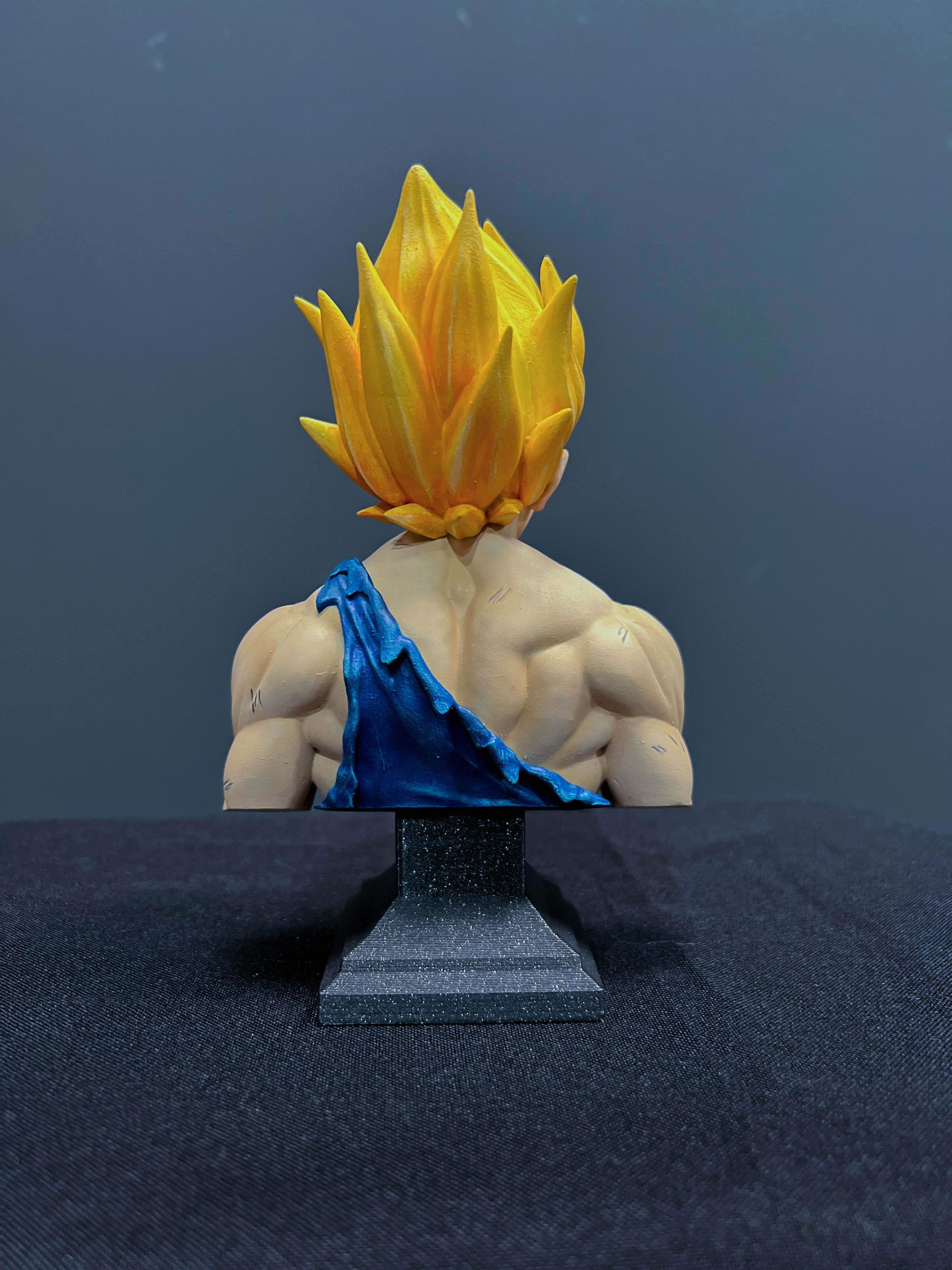 Majin Vegeta Bust 3D print model_4