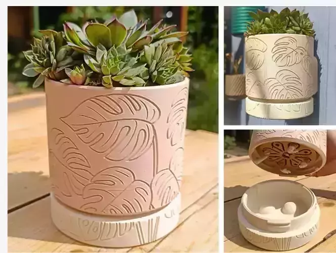 LEAF DESIGN PLANTER
