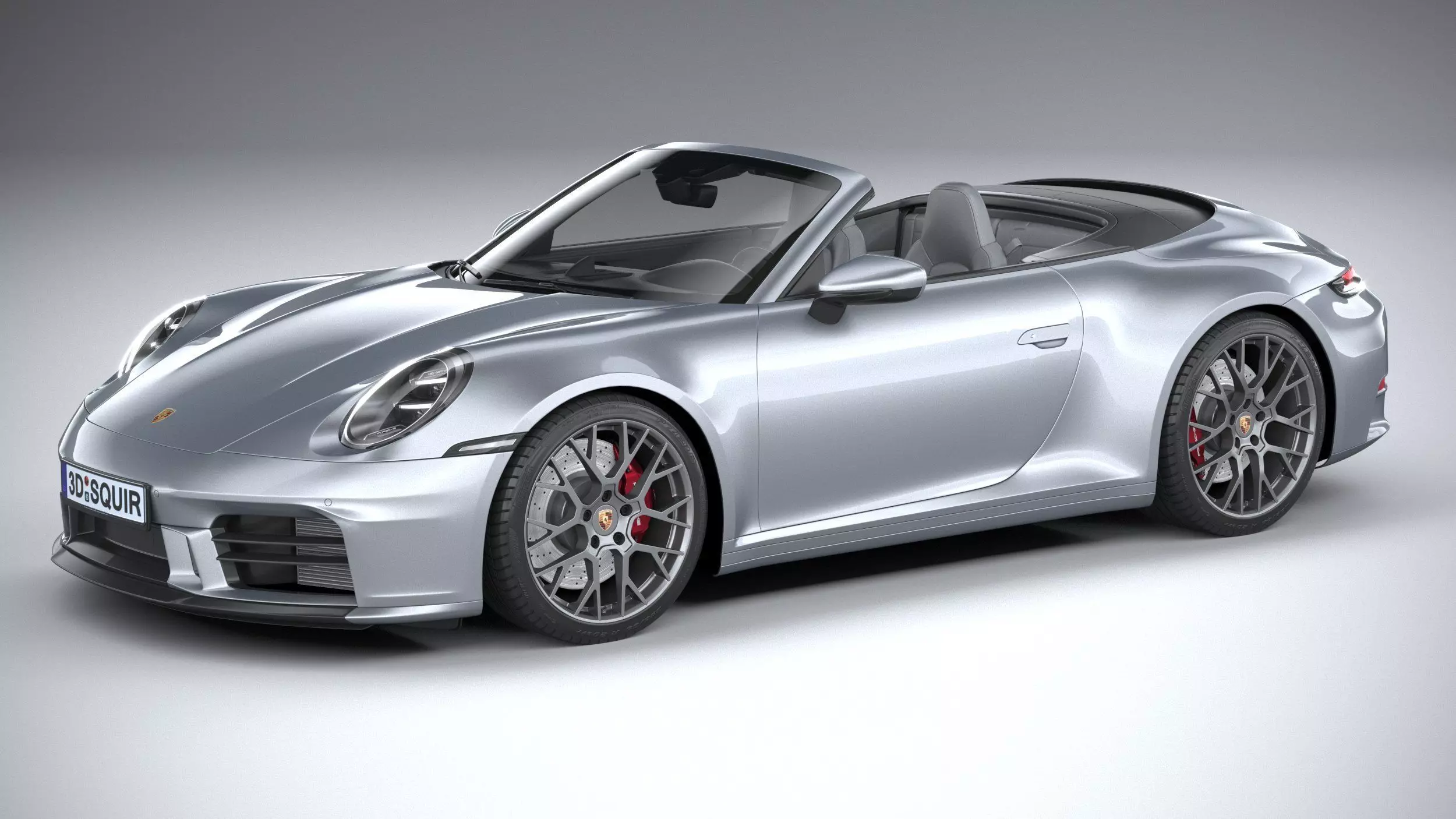 Porsche 911 Carrera Cabriolet Aerokit 2025 3D model