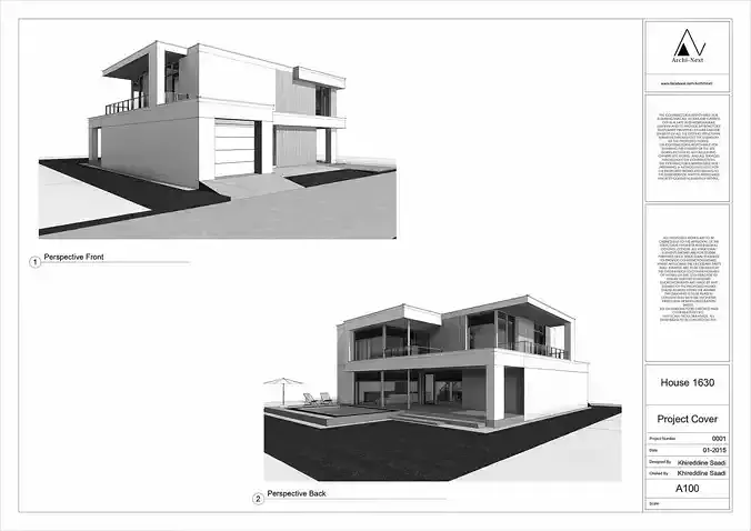 House 1630 Revit 2025