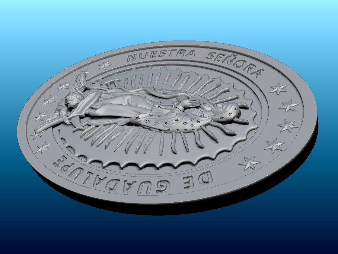 NUESTRA SENORA DE GUADALUPE 3D print model_5