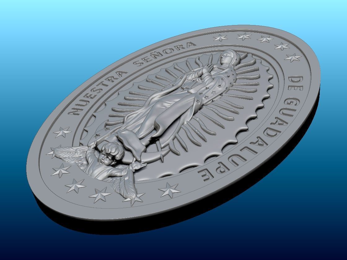NUESTRA SENORA DE GUADALUPE 3D print model_4