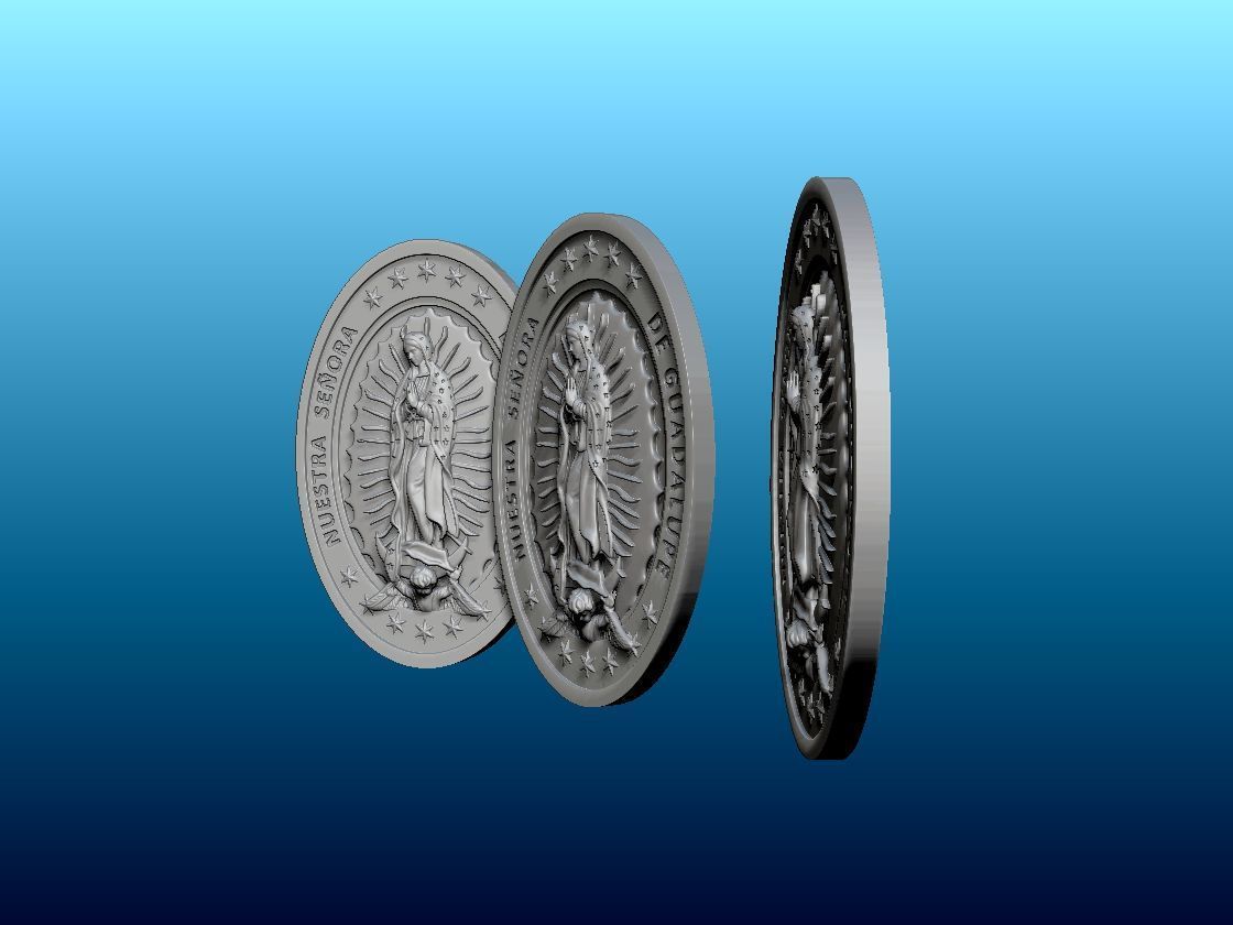NUESTRA SENORA DE GUADALUPE 3D print model_2