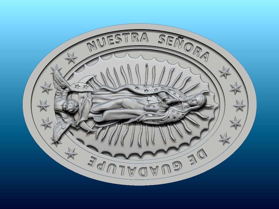 NUESTRA SENORA DE GUADALUPE 3D print model_6